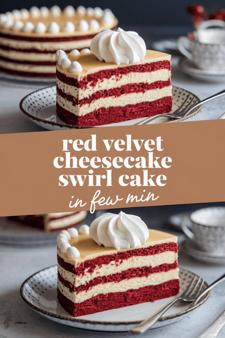 Red Velvet Cheesecake Swirl Cake