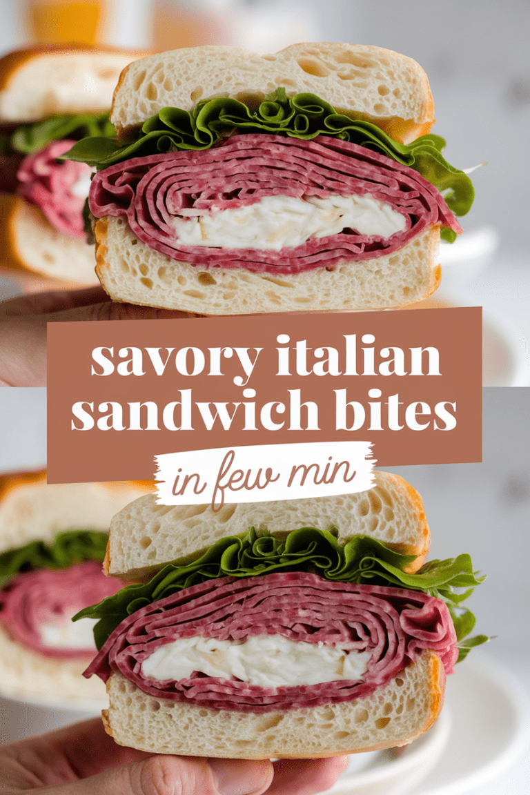 italian sandwish bites
