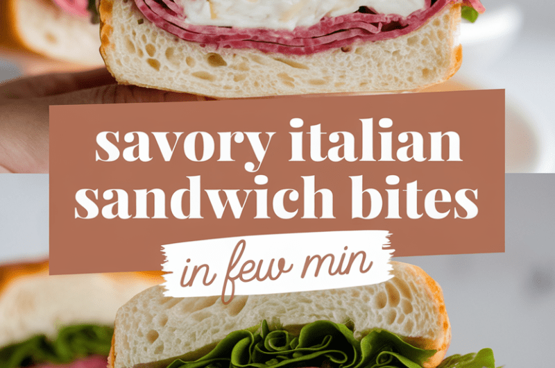 Italian Sandwich Bites