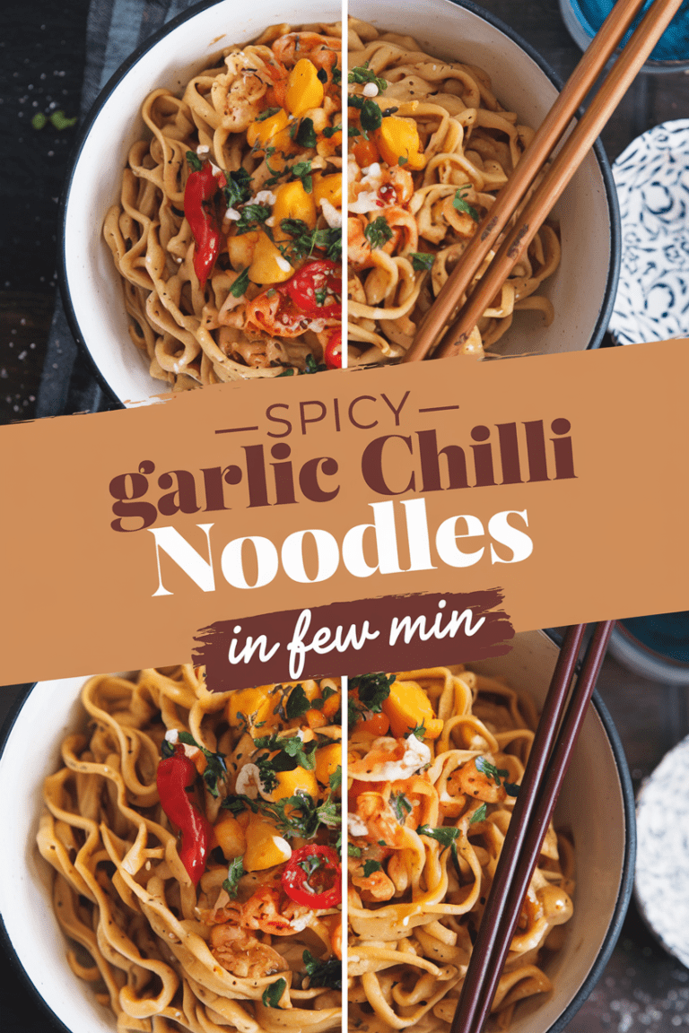Spicy Garlic Chilli Noodles