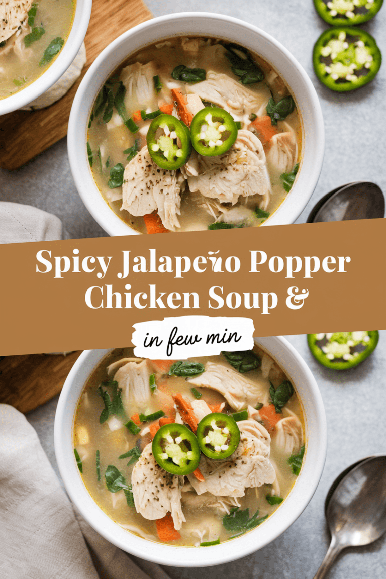 Spicy Jalapeño Popper Chicken Soup