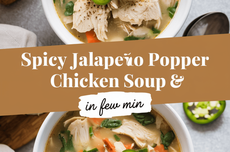 Spicy Jalapeño Popper Chicken Soup