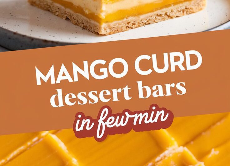 Mango Curd Dessert Bars