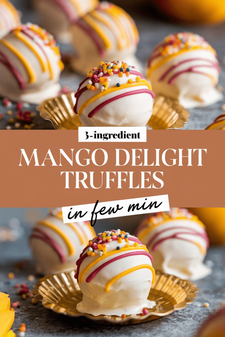 3-Ingredient Mango Delight Truffles