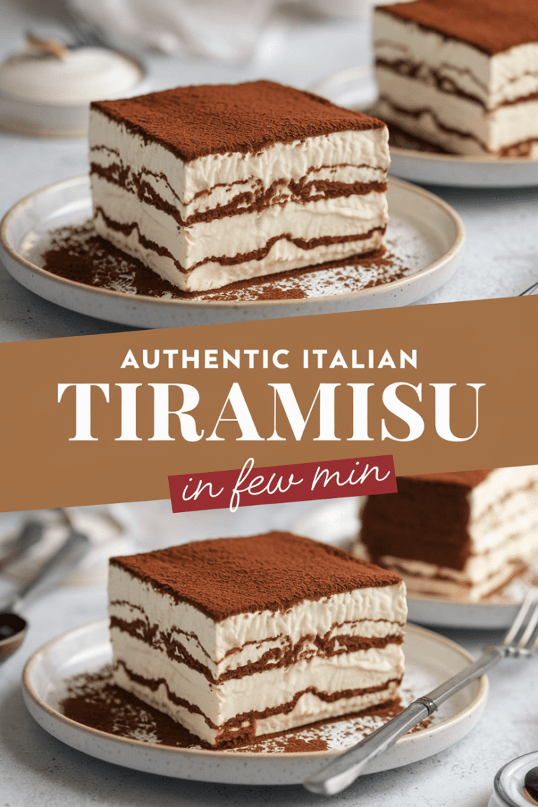 Authentic Italian Tiramisu