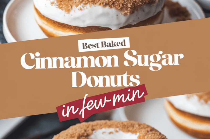 Best Baked Cinnamon Sugar Donuts