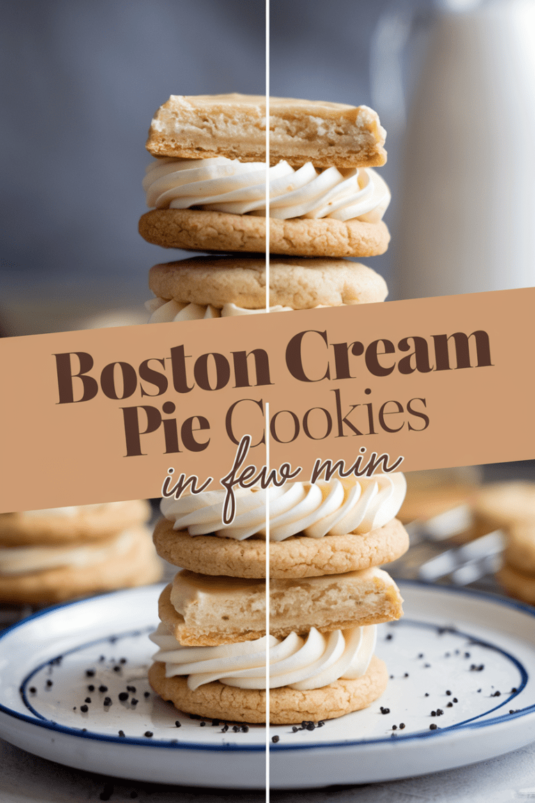 Boston Cream Pie Cookies