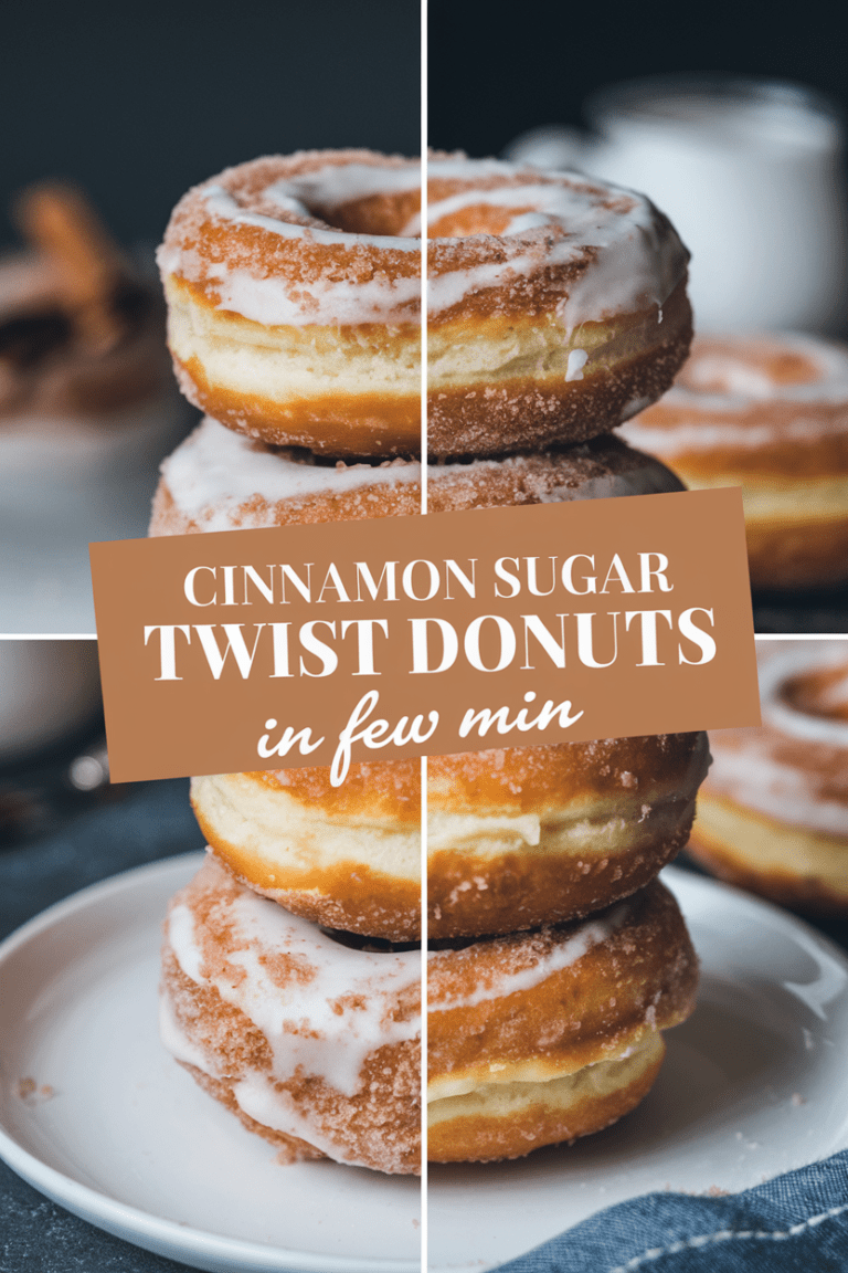 Cinnamon Sugar Twist Donuts