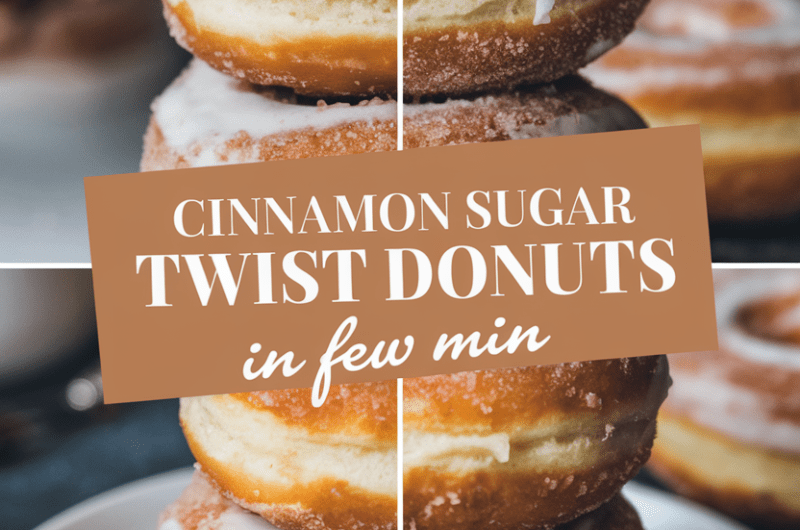 Cinnamon Sugar Twist Donuts