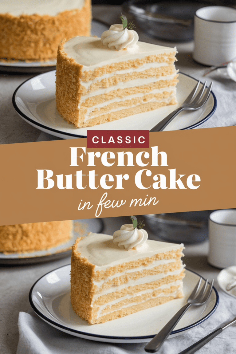 Classic French Butter Cake