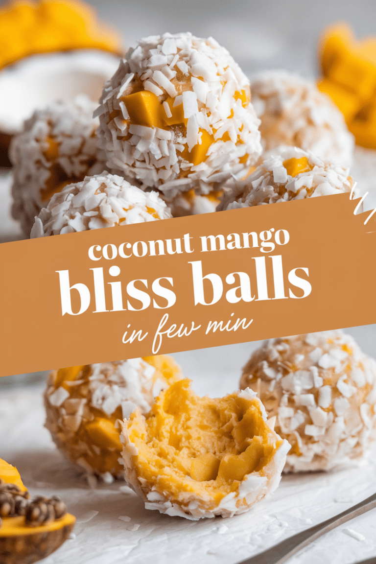 Coconut Mango Bliss Balls