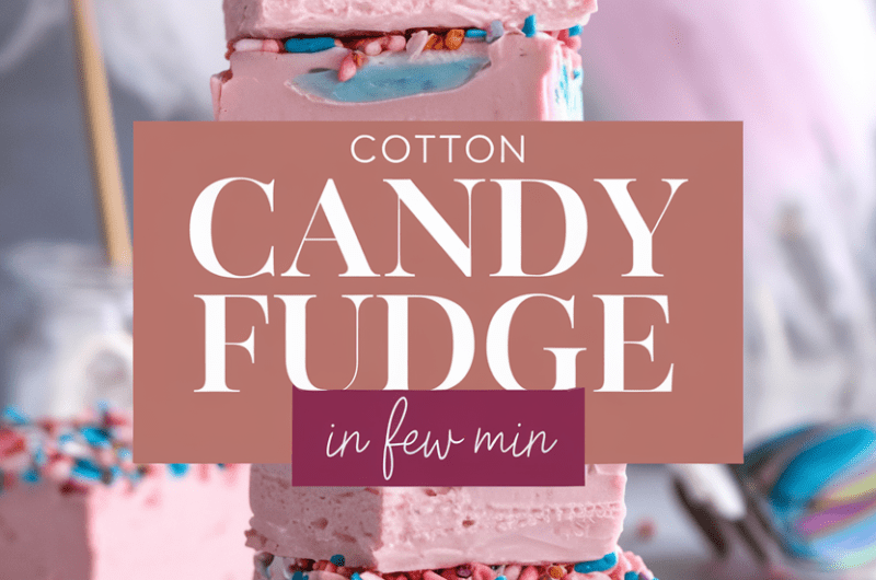 Cotton Candy Fudge