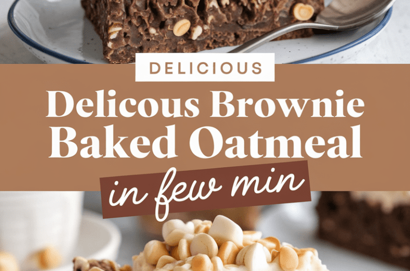 Delicious Brownie Baked Oatmeal