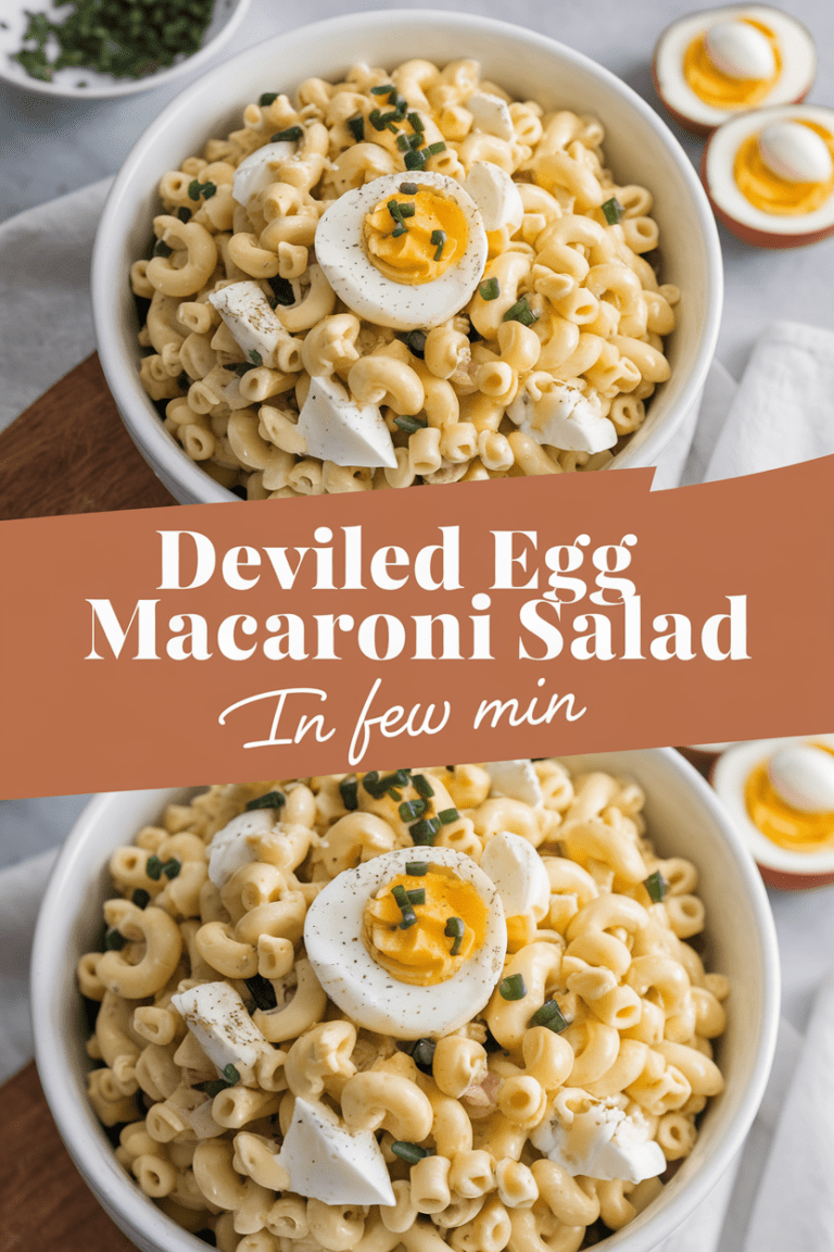 Deviled Egg Macaroni Salad