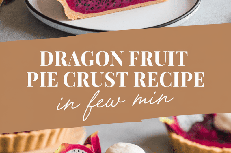 Dragon Fruit Pie Crust Recipe