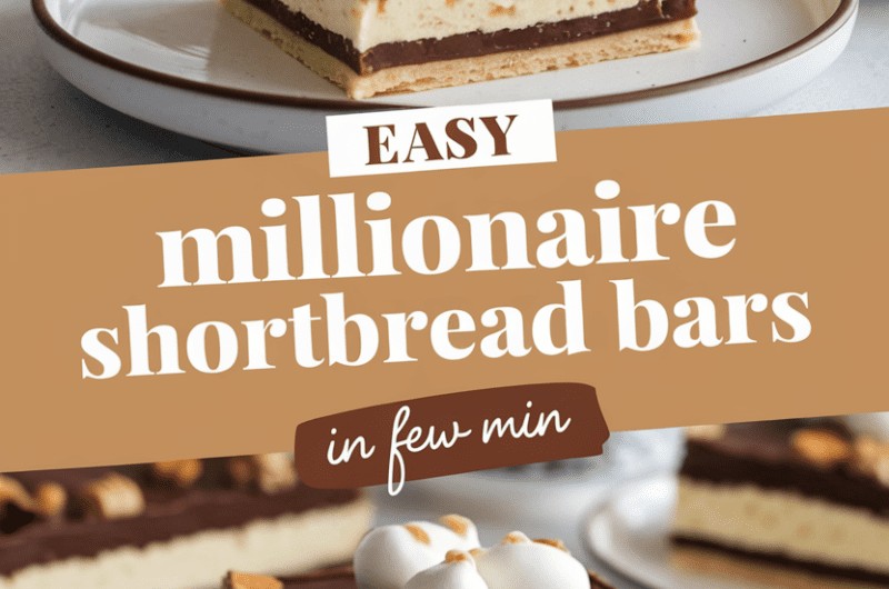 Easy Millionaire Shortbread Bars