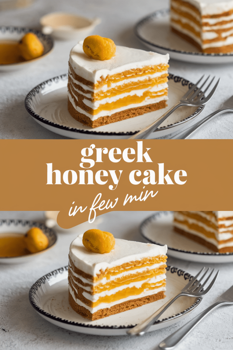 Greek Honey Cake