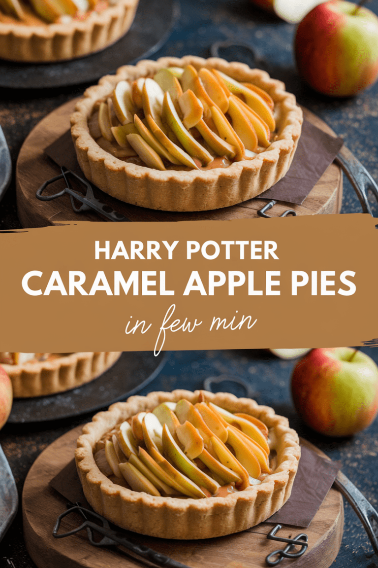 Harry Potter Caramel Apple Pies