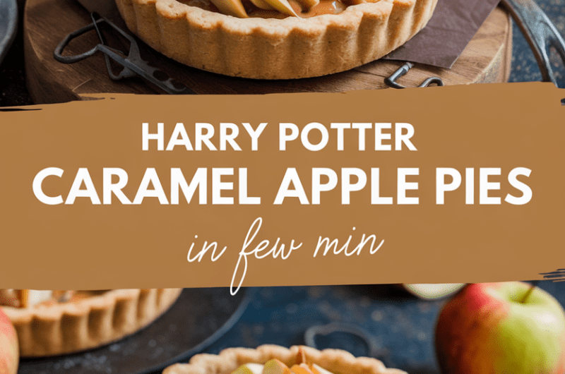Harry Potter Caramel Apple Pies