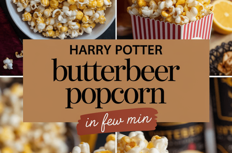 Harry Potter Butterbeer Popcorn
