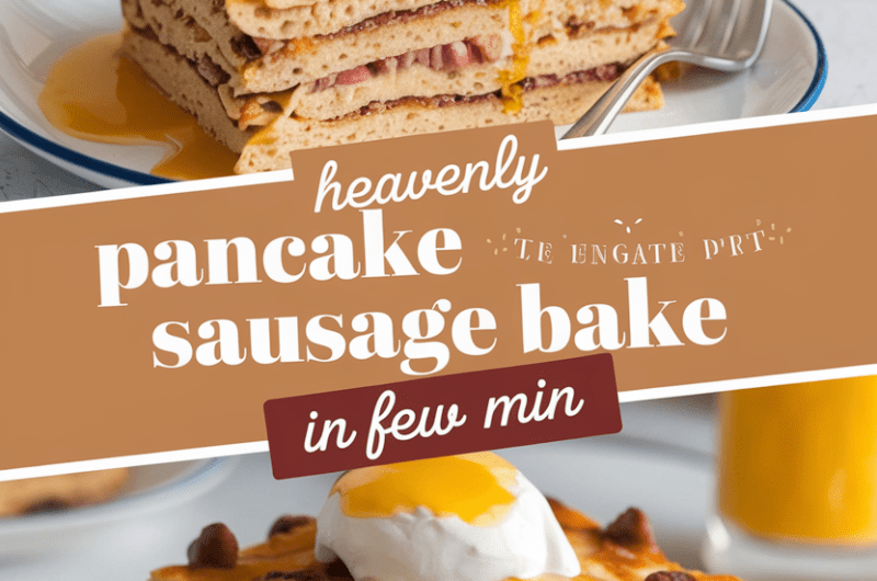 Heavenly Pancake Sausage Bake