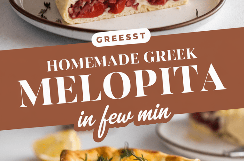 Homemade Greek Melopita