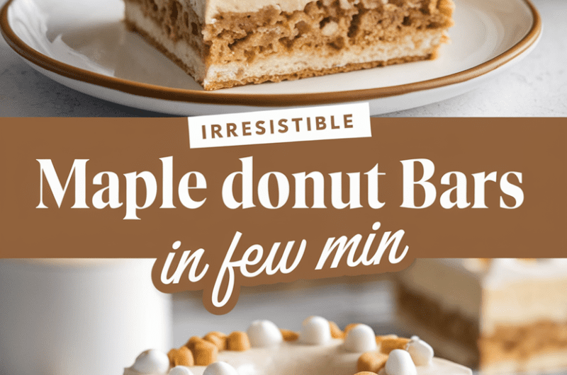 Irresistible Maple Donut Bars