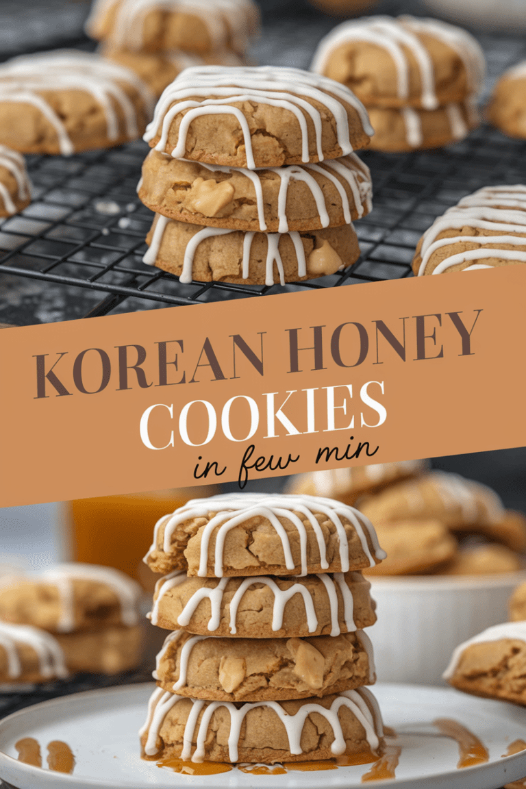 Korean honey cookies