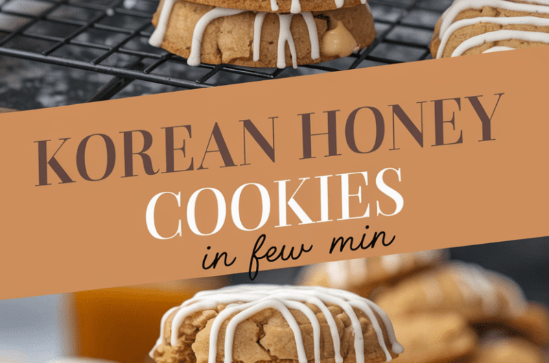 Korean honey cookies