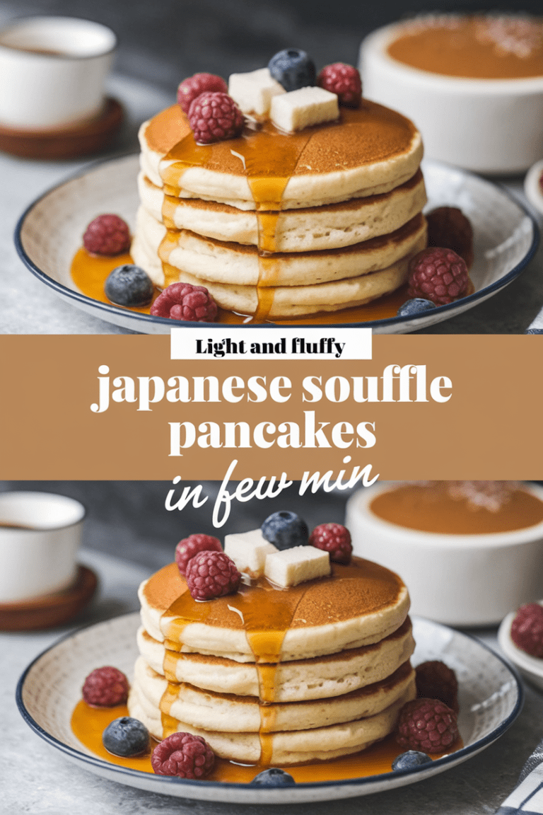 Light and Fluffy Japanese Souffle Pancakese