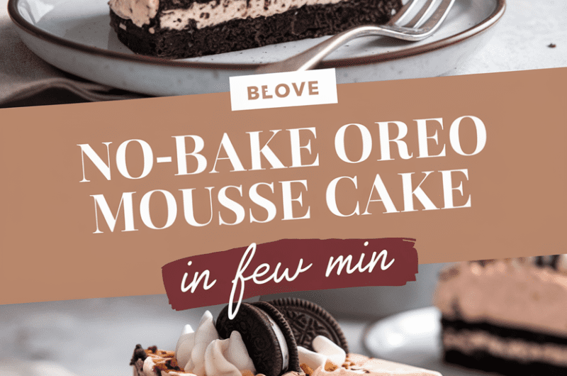 No-Bake Oreo Mousse Cake