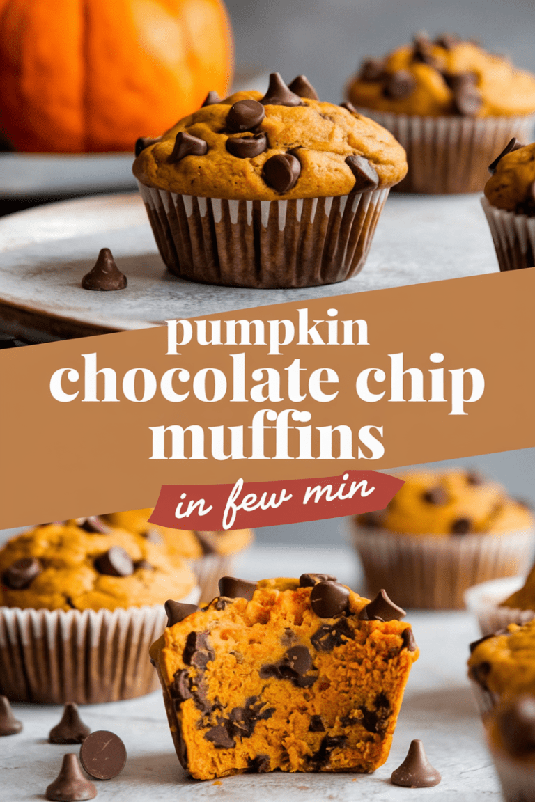 Pumpkin Chocolate Chip Muffins