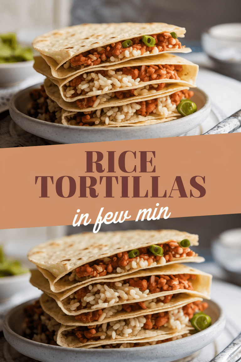 Rice tortillas