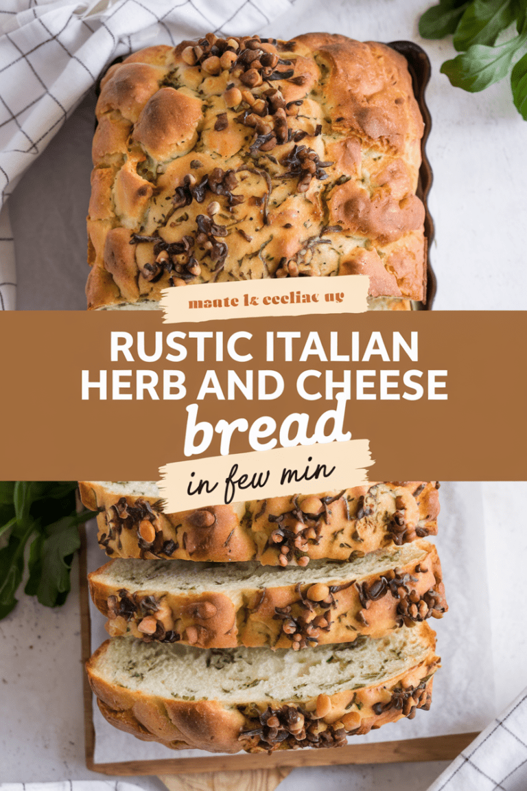 Rustic Italian Herb and Cheese Bread