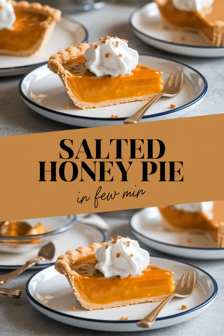 Salted Honey Pie