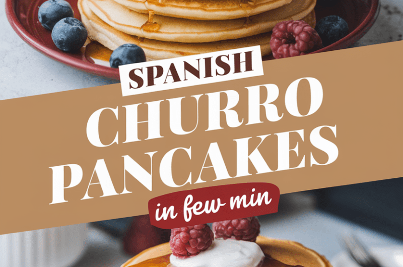Spanish Churro Pancakes