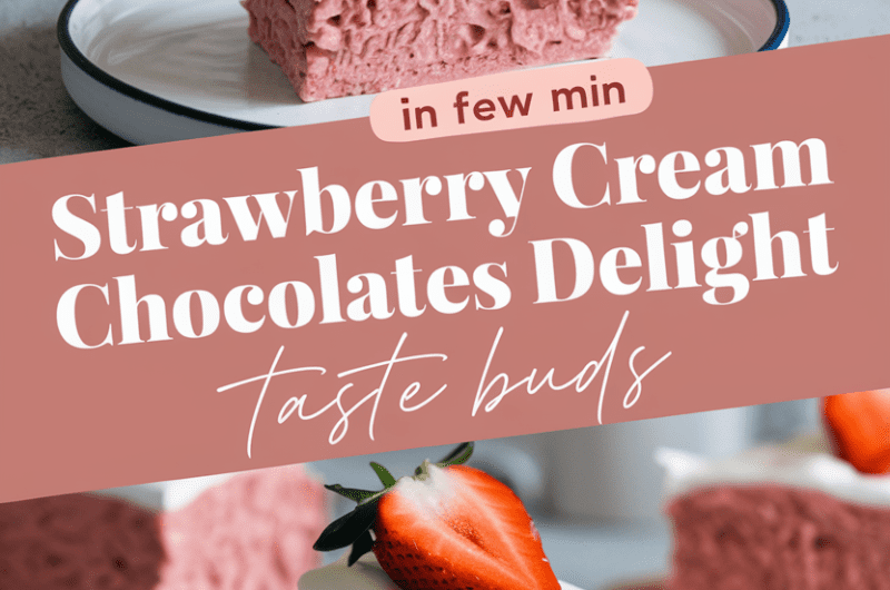 Strawberry Cream Chocolates Delight Taste Buds