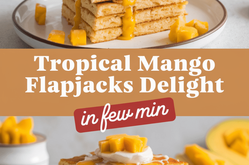 Tropical Mango Flapjacks Delight