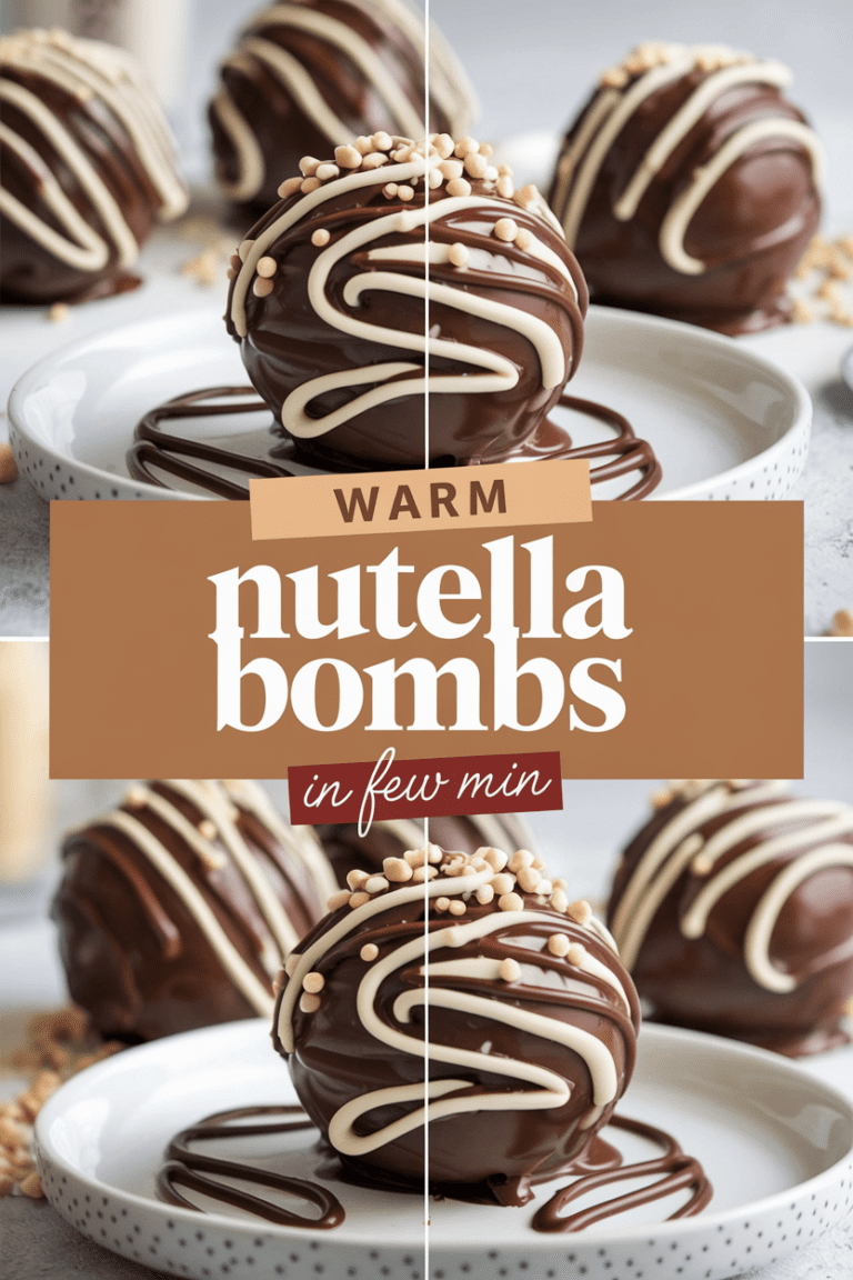 Warm Nutella Bombs