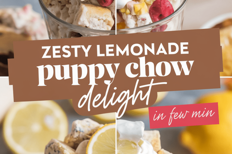 Zesty Lemonade Puppy Chow Delight
