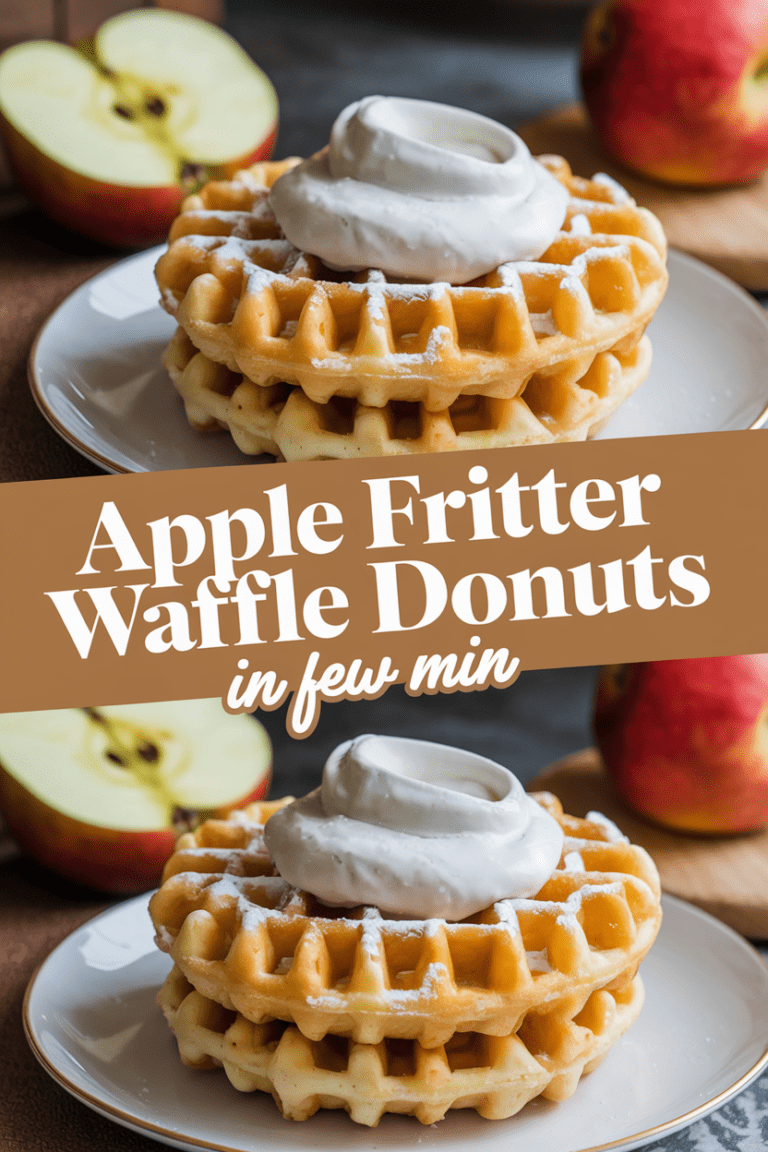 Apple Fritter Waffle Donuts