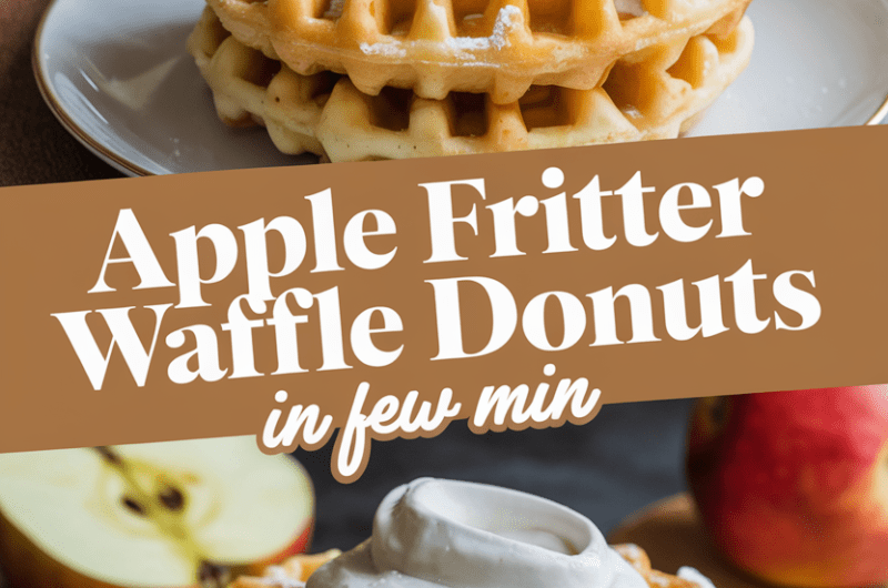Apple Fritter Waffle Donuts