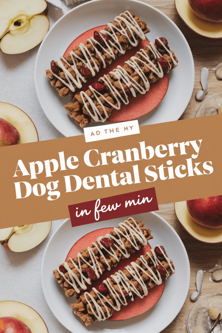 Apple Cranberry Dog Dental Sticks