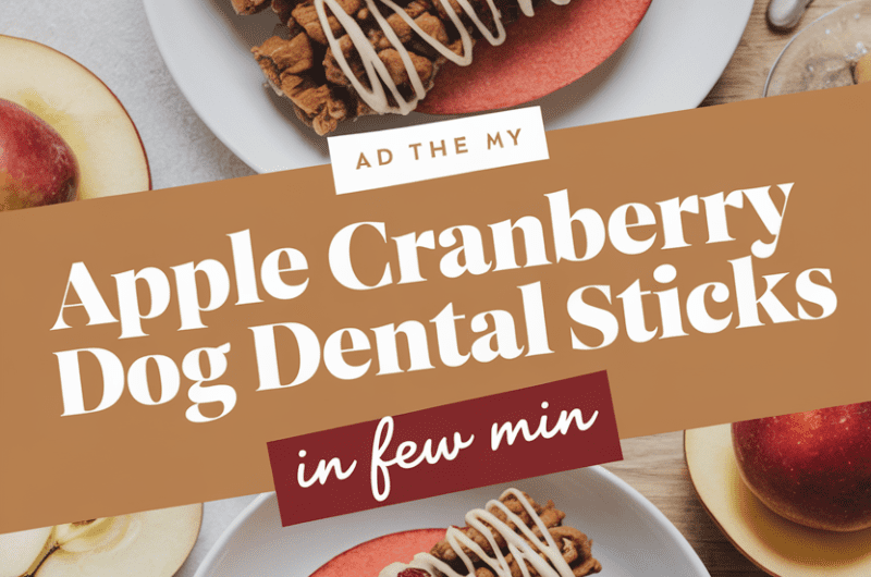 Apple Cranberry Dog Dental Sticks