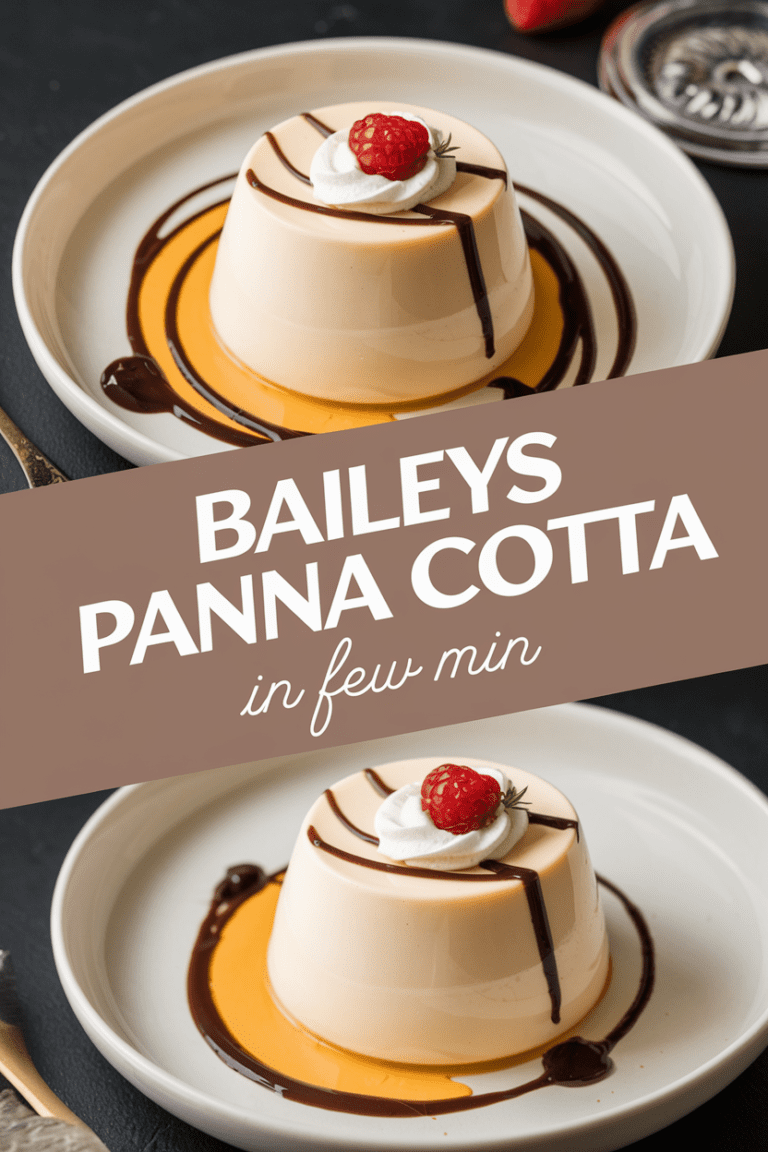 Baileys Panna Cotta