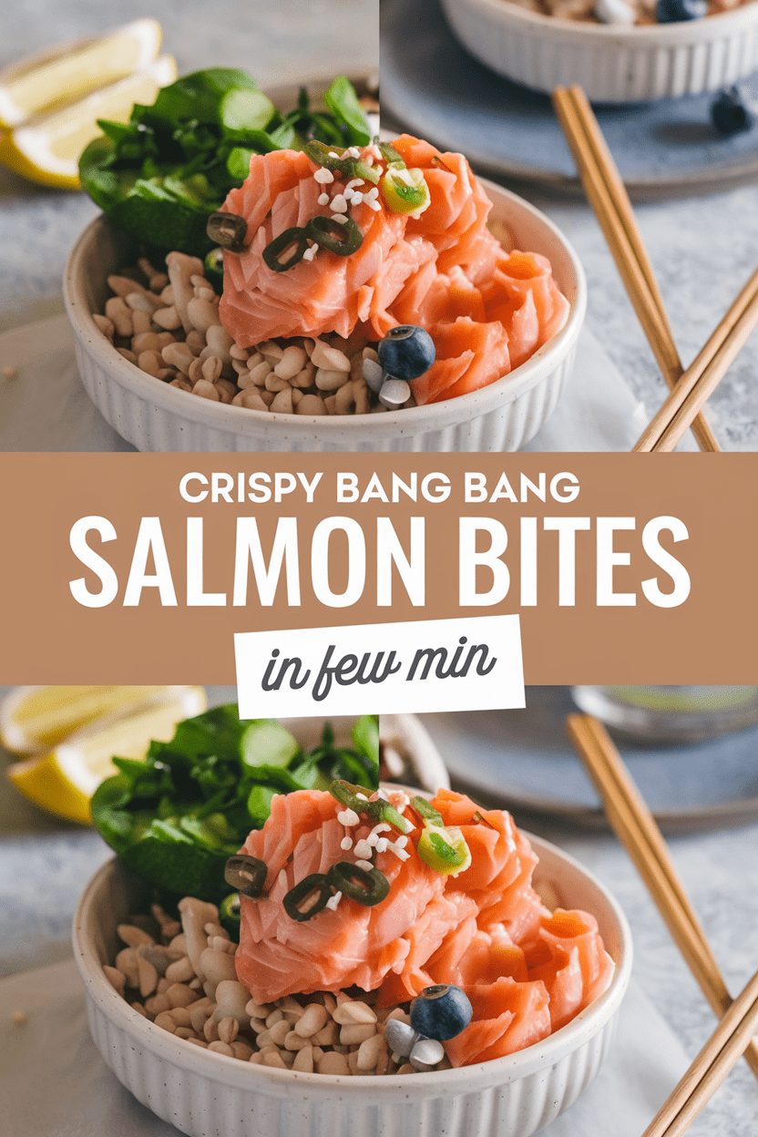 Crispy Bang Bang Salmon Bites