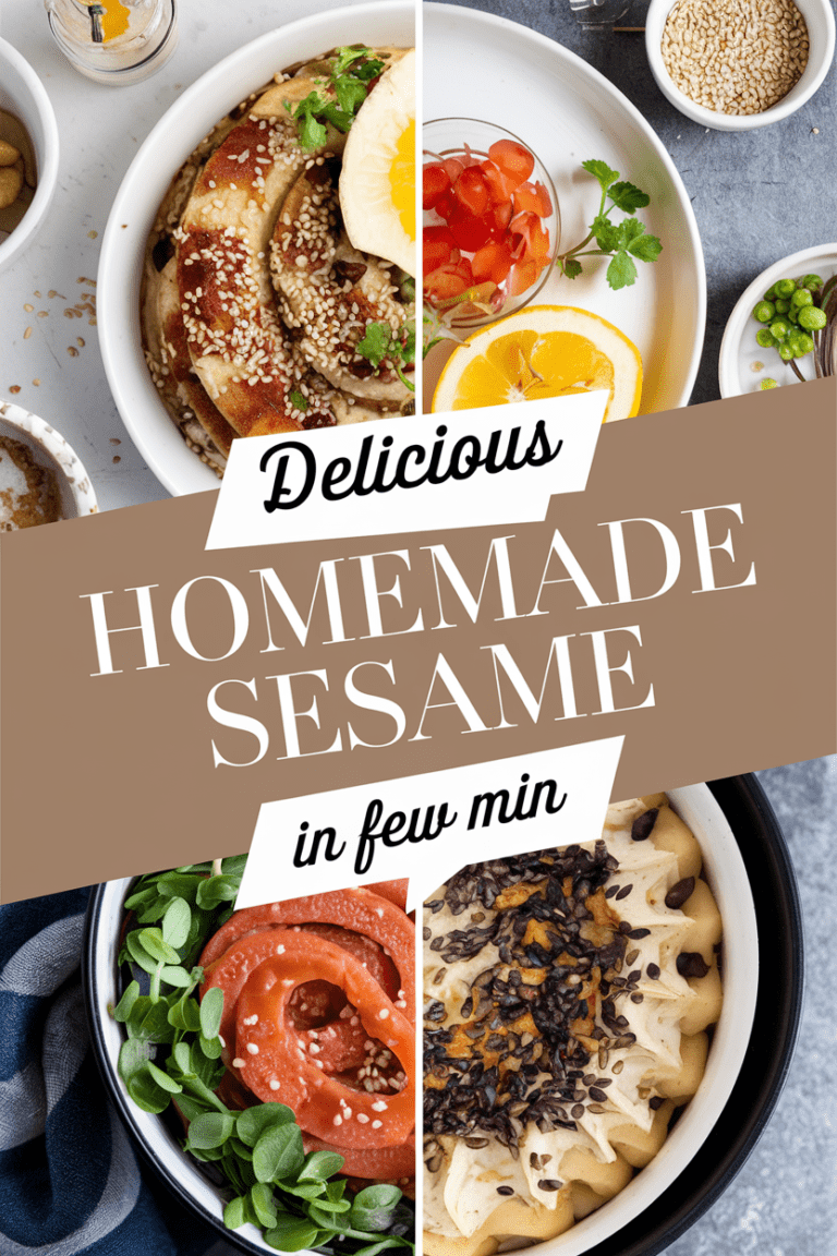 Delicious Homemade Sesame