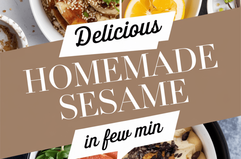 Delicious Homemade Sesame