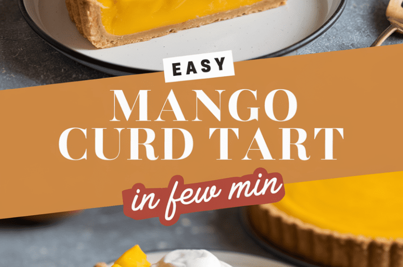 Easy Mango Curd Tart
