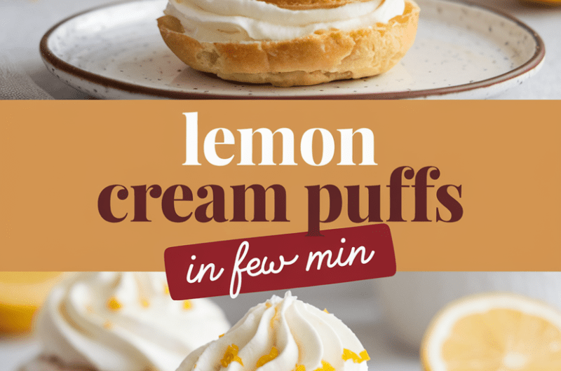 Lemon Cream Puffs
